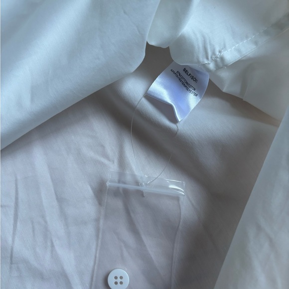 NWT Tanya Taylor Kinsley Puff-Sleeve Button Down Shirt - Picture 12 of 13